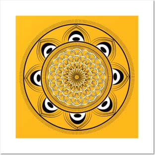 Mandala Edition - Old Yellow Bricks Posters and Art